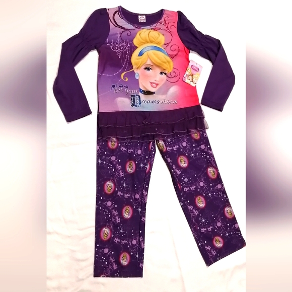 Disney Other - Disney Cinderella Princess Girls Long Sleeved Pajamas NWT Size 6X Rare